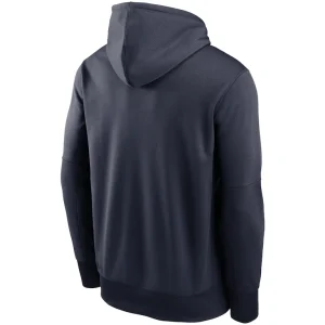 Chicago bears nike fan gear primary logo therma performance pullover hoodie Navy L