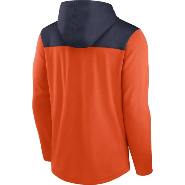 Chicago bears nike fan gear pullover hoodie Orange L