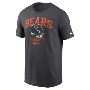 Chicago bears nike helmet essential t shirt anthracite Multi M