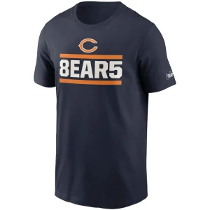 Chicago bears nike hometown collection 8ear5 t shirt Navy M