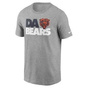 Chicago bears nike hometown collection da bears t shirt Heathered gray M