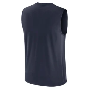 Chicago bears nike large logo peformance muscle tank top Navy L