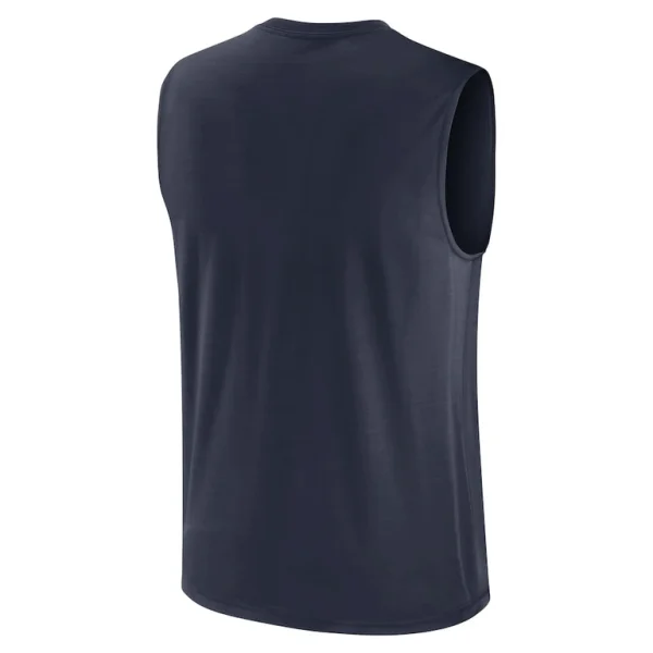 Chicago bears nike large logo peformance muscle tank top Navy L