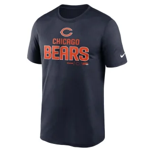 Chicago bears nike legend community performance t shirt Navy M