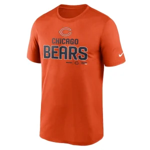 Chicago bears nike legend community performance t shirt Orange M