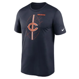Chicago bears nike legend icon performance t shirt Navy M