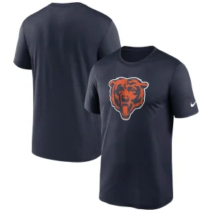 Chicago bears nike legend logo performance t shirt Navy