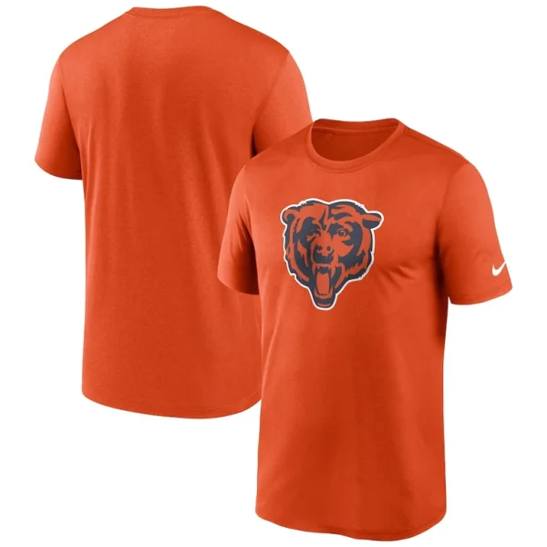 Chicago bears nike legend logo performance t shirt Orange