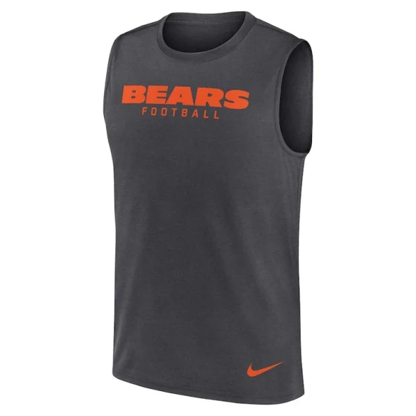 Chicago bears nike legend performance muscle tank top Gray M