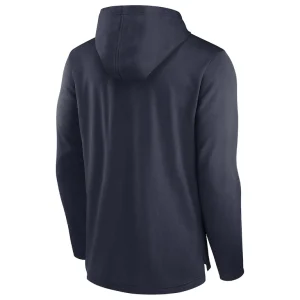 Chicago bears nike lightweight performance hooded long sleeve t shirt Navy L