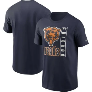 Chicago bears nike lockup essential t shirt Navy