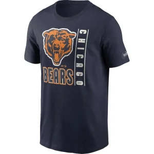 Chicago bears nike lockup essential t shirt Navy M