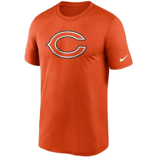 Chicago bears nike logo essential legend performance t shirt Orange M