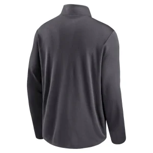 Chicago bears nike logo pacer performance half zip top anthracite Multi L