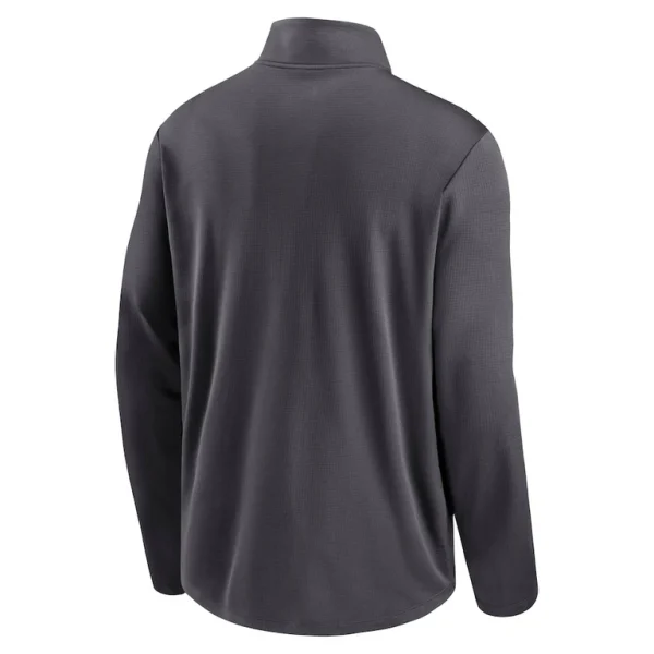 Chicago bears nike logo pacer performance half zip top anthracite Multi L