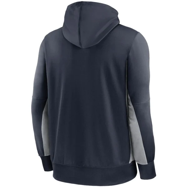 Chicago bears nike mascot performance full zip hoodie Navygray L