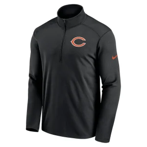 Chicago bears nike pacer half zip top Black M