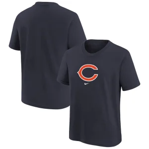Chicago bears nike preschool team wordmark t shirt Navy