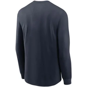 Chicago bears nike primary logo long sleeve t shirt Navy L