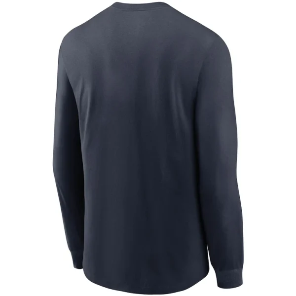 Chicago bears nike primary logo long sleeve t shirt Navy L