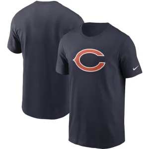 Chicago bears nike primary logo t shirt Navy