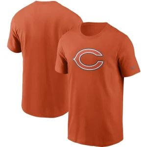 Chicago bears nike primary logo t shirt Orange
