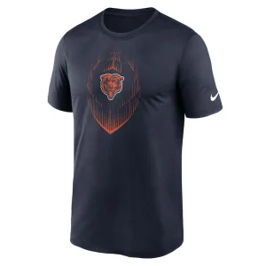 Chicago bears nike primetime legend icon performance t shirt Navy M