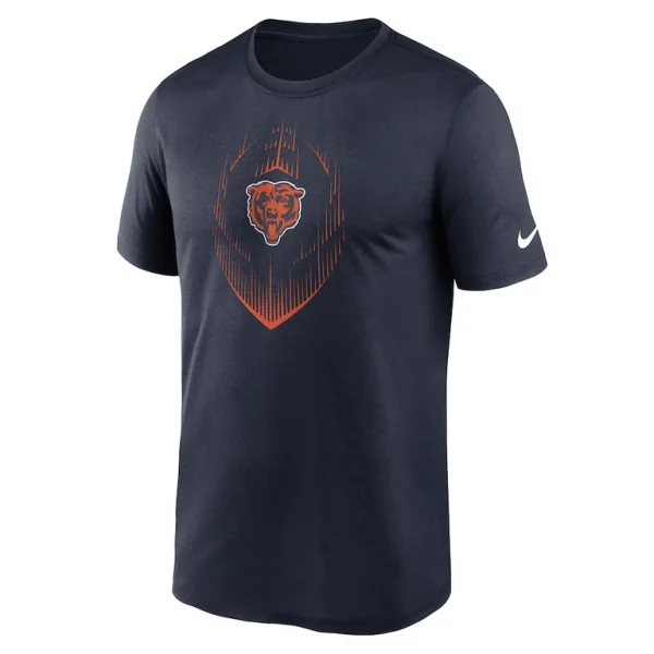 Chicago bears nike primetime legend icon performance t shirt Navy M