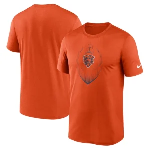 Chicago bears nike primetime legend icon performance t shirt Orange