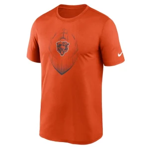 Chicago bears nike primetime legend icon performance t shirt Orange M