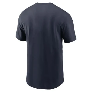 Chicago bears nike rewind logo essential t shirt Navy L