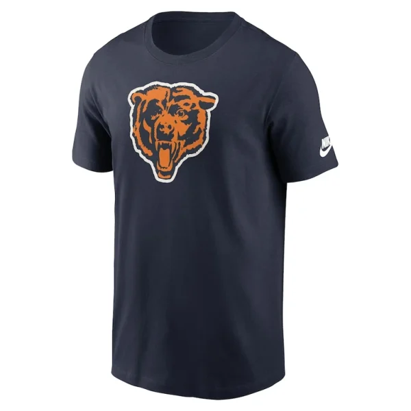 Chicago bears nike rewind logo essential t shirt Navy M