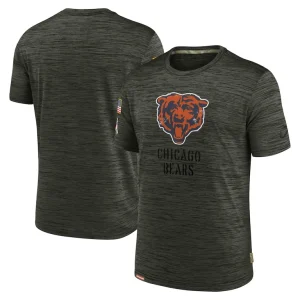 Chicago bears nike salute to service velocity team t shirt Olive