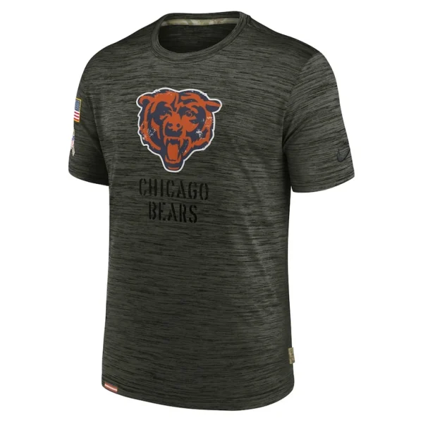 Chicago bears nike salute to service velocity team t shirt Olive M
