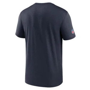 Chicago bears nike sideline infograph performance t shirt Navy M