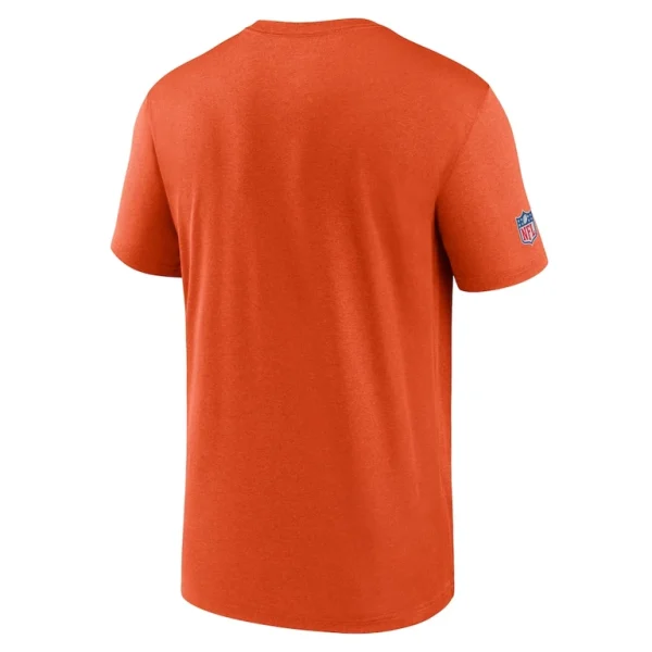 Chicago bears nike sideline infograph performance t shirt Orange M