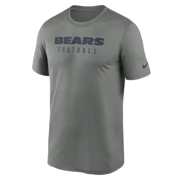 Chicago bears nike sideline legend performance t shirt Heather gray M