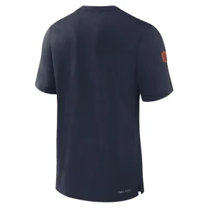Chicago bears nike sideline player performance t shirt Navy L