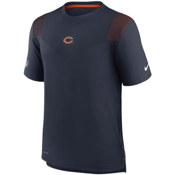 Chicago bears nike sideline player uv performance t shirt Navy M