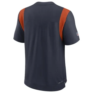Chicago bears nike sideline tonal logo performance player t shirt Navy L