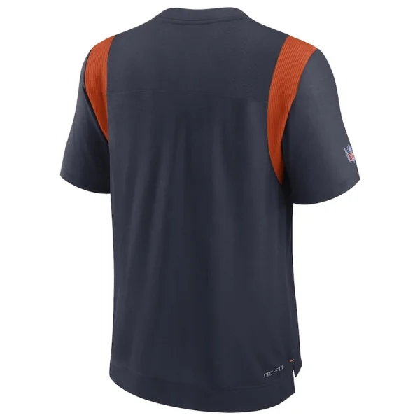 Chicago bears nike sideline tonal logo performance player t shirt Navy L