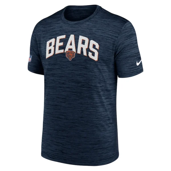 Chicago bears nike sideline velocity athletic stack performance t shirt Navy M