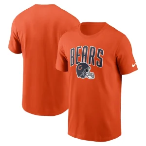 Chicago bears nike team athletic t shirt Orange