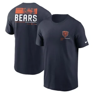 Chicago bears nike team incline t shirt Navy