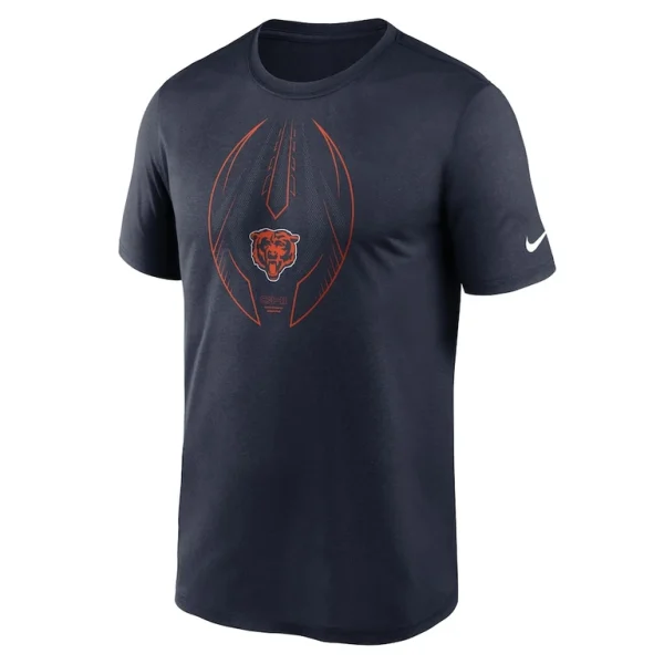 Chicago bears nike team legend icon performance t shirt Navy M