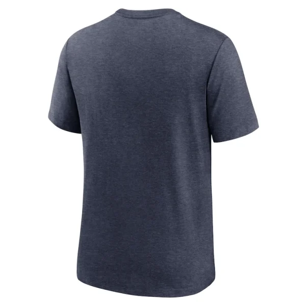 Chicago bears nike team tri blend t shirt Heather navy L