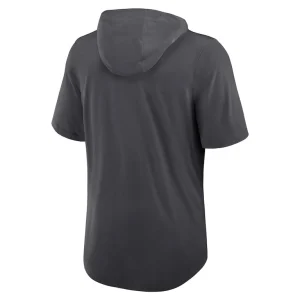 Chicago bears nike tri blend performance hoodie t shirt anthracite Multi L