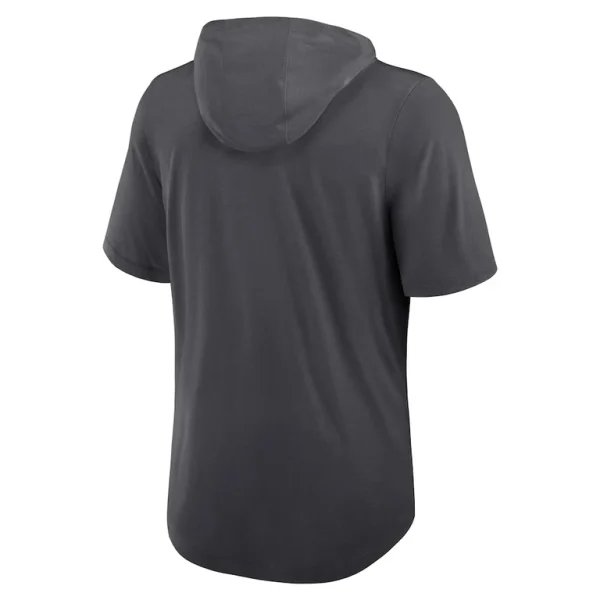 Chicago bears nike tri blend performance hoodie t shirt anthracite Multi L