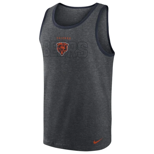 Chicago bears nike tri blend tank top Heathered charcoal M