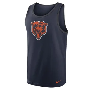Chicago bears nike tri blend tank top Navy M